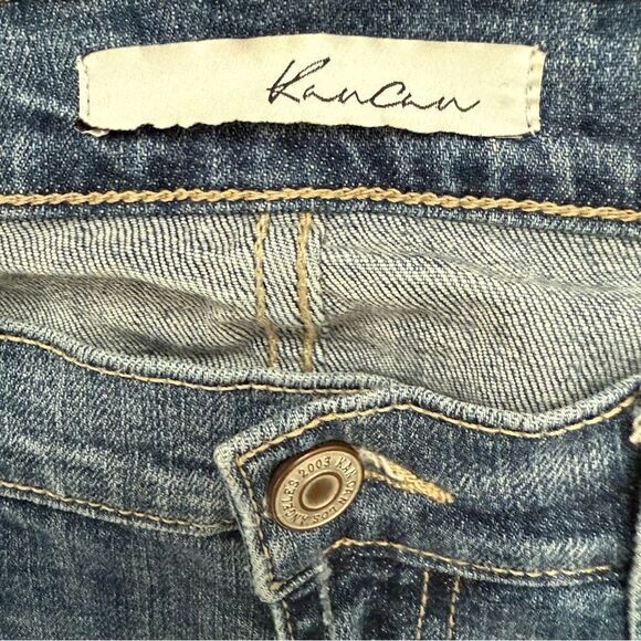 KanCan Blue Skinny Jeans with Extra Distressed Details - Picture 3 of 6